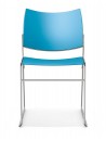 Chaise multi-usages CURVY Bleu azur