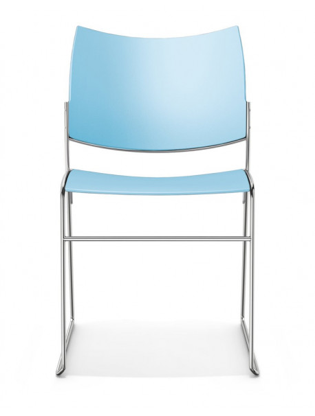 Chaise multi-usages CURVY Bleu ciel