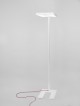 Lampadaire ampoule led design contemporain blanc AKIA