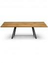 Table polyvalente design modern en bois massif ALFRED