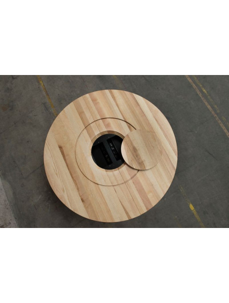 Table ronde en bois massif PIC-NIC