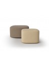 Pouf design en tissu ABBEY