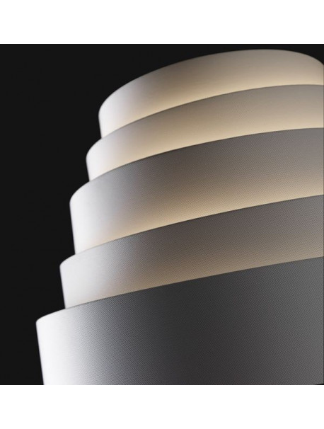 Lampe suspendue design avec abat-jour BABEL - Blanc