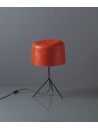 Lampe de bureau moderne en verre OLA - Rouge