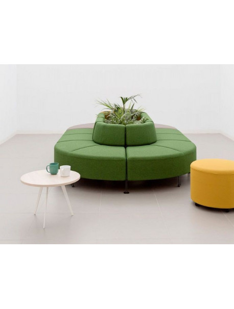 Pouf modulable en tissu BEND