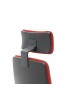 Fauteuil de bureau ergonomique en tissu WI-MAX - Rouge