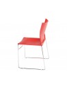 Chaise polypropylène FILL - Rouge