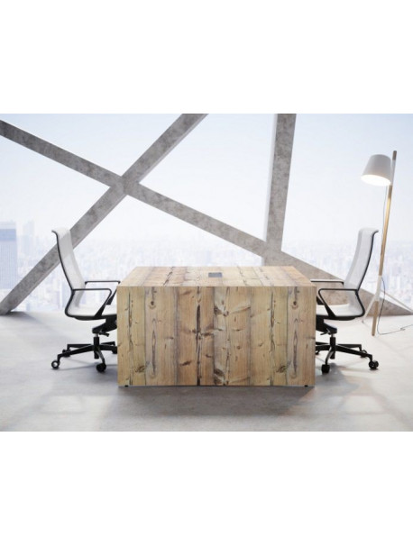 Table de réunion carrée SPACIA - Timber