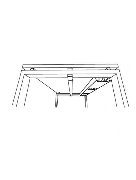 Goulotte horizontale pour table de réunion ASTRO