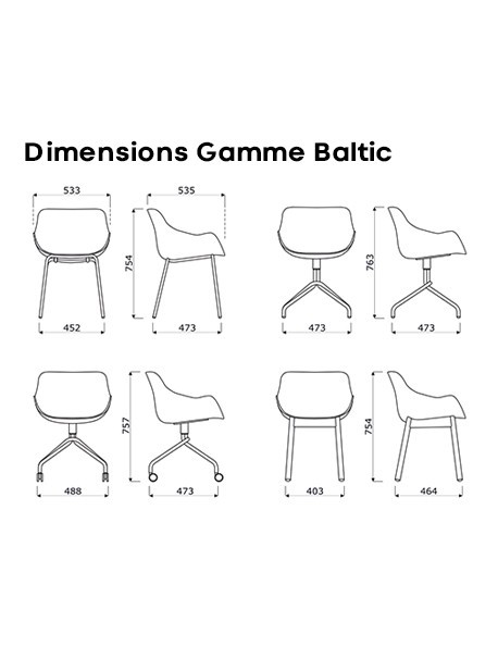 Chaise Baltic Classic